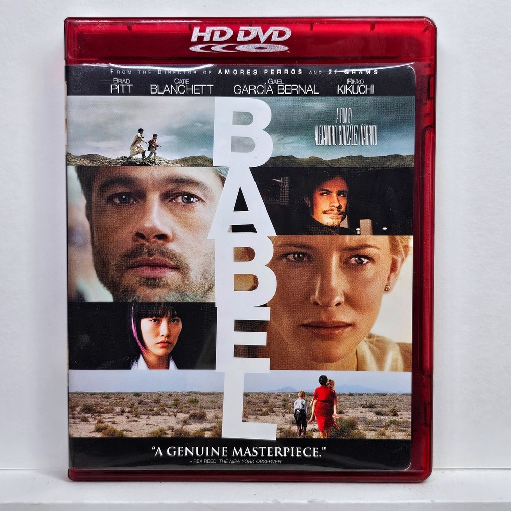 Babel HD DVD Movie Brad Pitt Cate Blanchett Alejandro Gonzalez Inarritu Drama‎